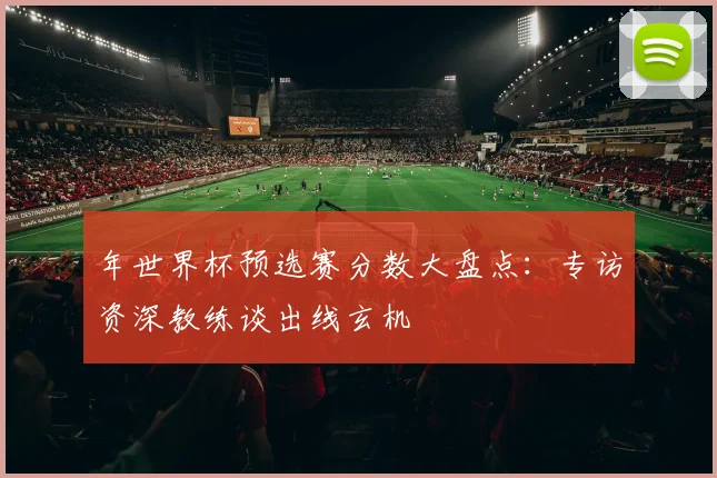 年世界杯预选赛分数大盘点:专访资深教练谈出线玄机